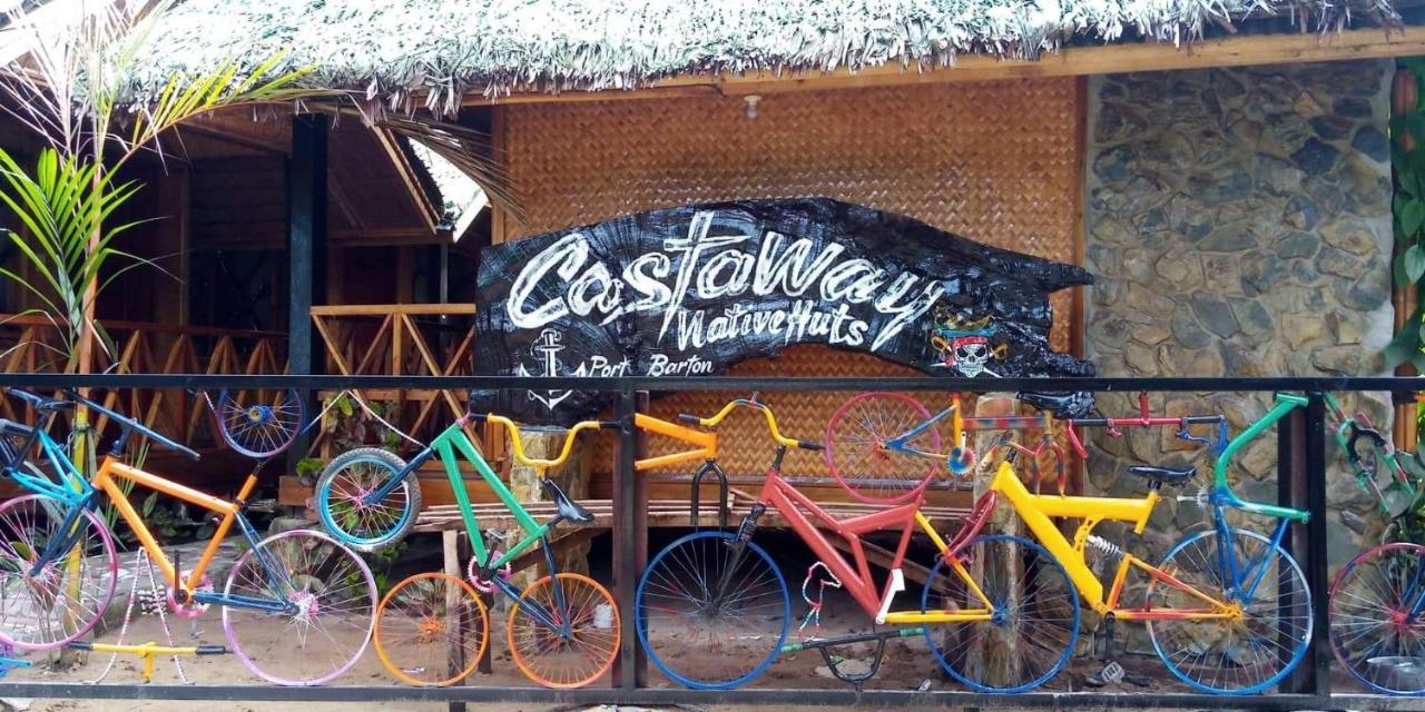 Castaway Native Huts Apartment San Vicente  Exterior foto